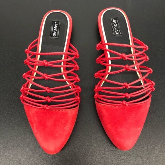 Jaggar Series Knotted Slide in Coral Flat Sandals - Picture 5 of 13